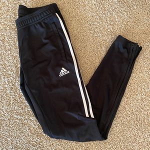 Black Adidas track pants joggers